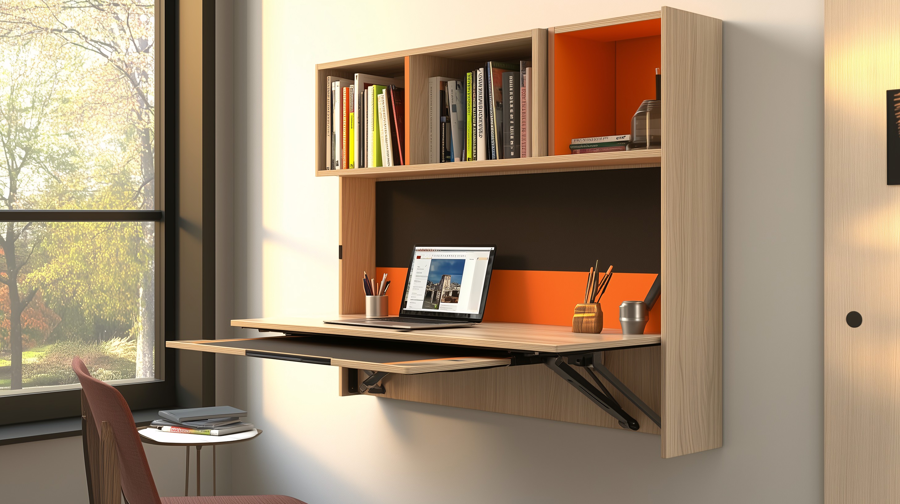 Foldable Wall-Mounted Table