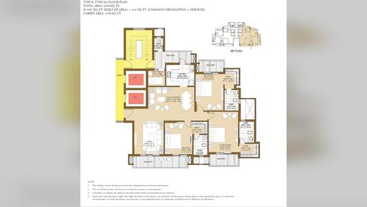 ATS Picturesque Reprieves TYPE-B, TYPICAL FLOOR PLAN