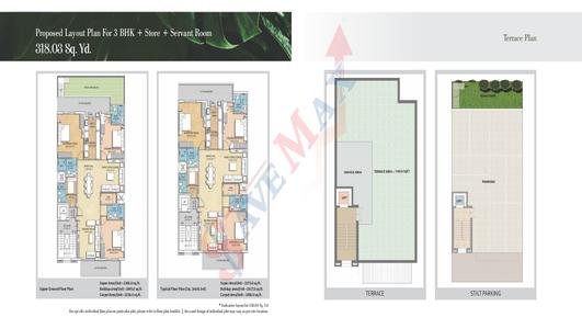 Gardenia Boutique Homes 3 BHK + Servent + store