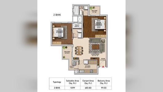 Hero Homes 2 BHK