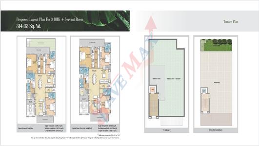 Gardenia Boutique Homes 3 BHK + Servant Room