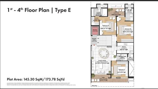 Whiteland Blissville 3 BHK