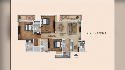 Ace starlit 3 BHK