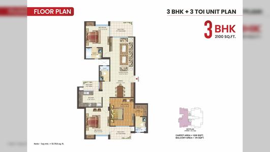 Express Park View Phase-2 3 BHK